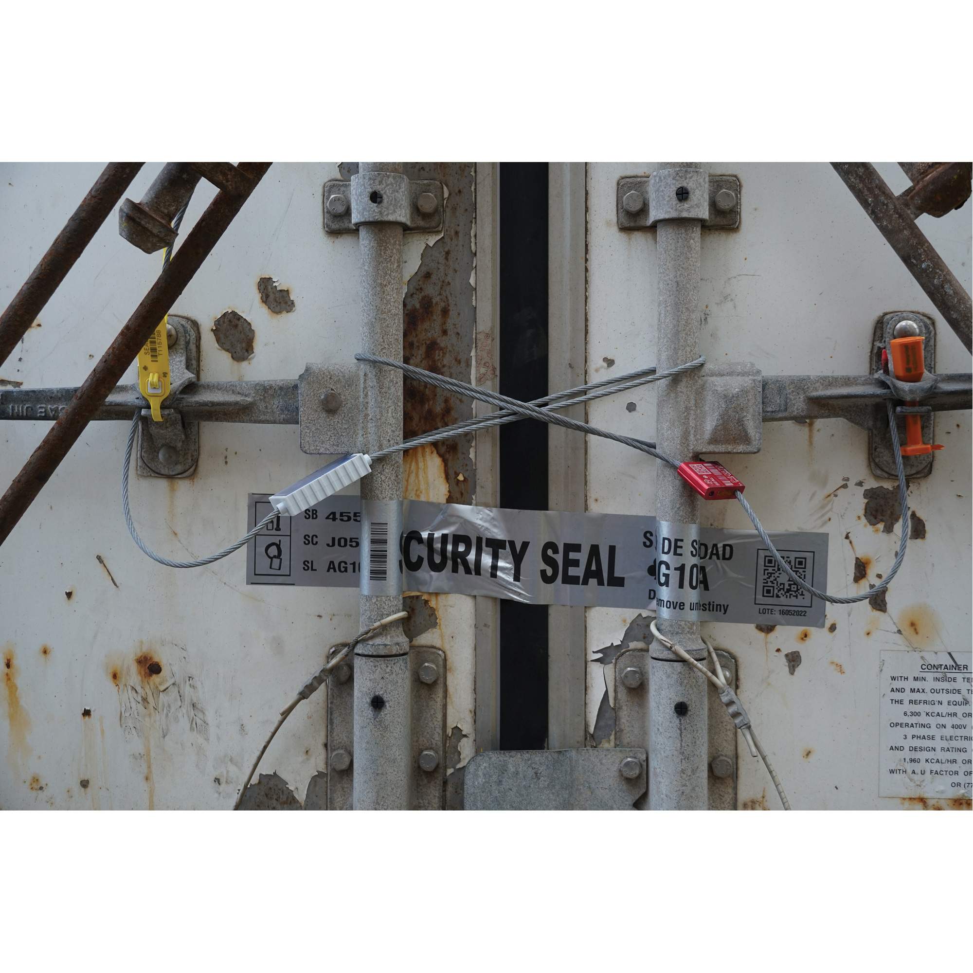 High Security Security Seal, 12", Metal, Cable Seal - Image 5