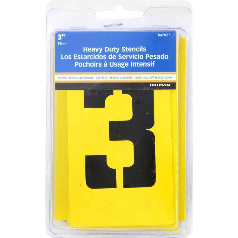 Hillman 3 in. L Heavy Duty Stencil Kit - Image 2
