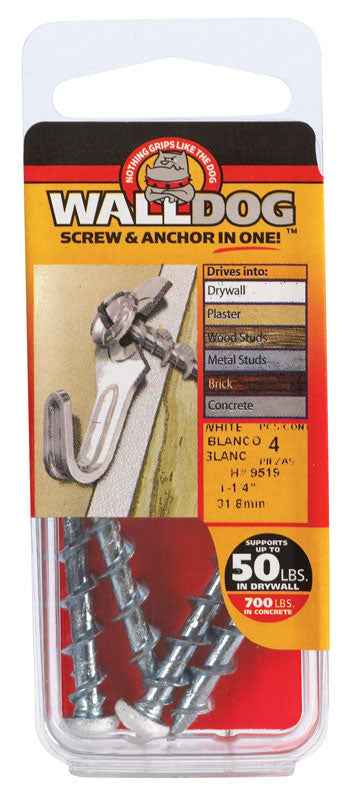 Hillman 3/16 in. Dia. x 1-1/4 in. L Stainless Steel Pan Head Walldog Screw & Anchor 4 pk (Pack of 10) - Image 3