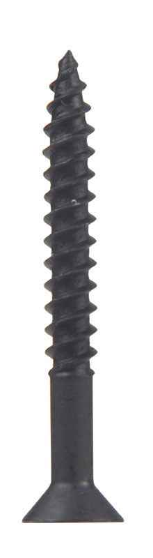 HILLMAN No. 8 X 1-1/2 in. L Phillips Black Phosphate Twin Thread Cabinet Screws 1 pk - Image 2