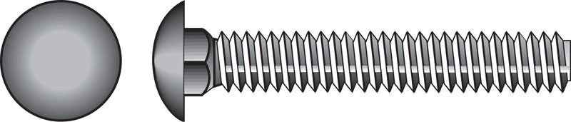 Hillman 1/2 in. X 8 in. L Zinc-Plated Steel Carriage Bolt 25 pk - Image 5