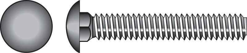 Hillman 1/4 in. X 2-1/2 in. L Zinc-Plated Steel Carriage Bolt 100 pk - Image 5