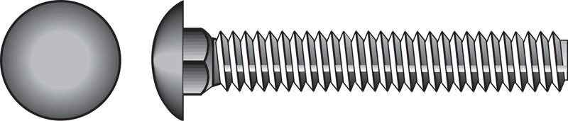 Hillman 5/16 in. X 3 in. L Zinc-Plated Steel Carriage Bolt 100 pk - Image 5
