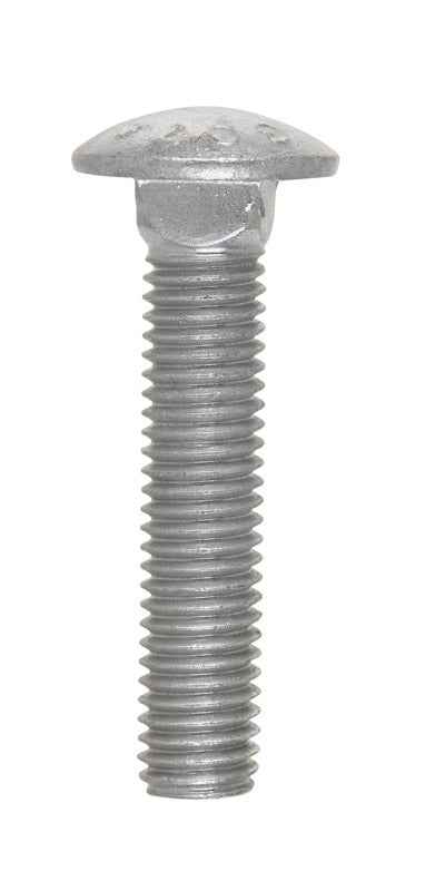 HILLMAN 1/2 in. X 2-1/2 in. L Hot Dipped Galvanized Steel Carriage Bolt 50 pk - Image 2