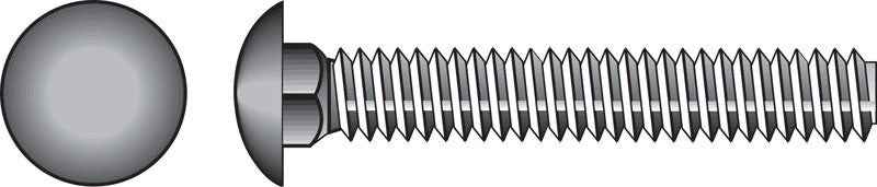 HILLMAN 1/2 in. X 2-1/2 in. L Hot Dipped Galvanized Steel Carriage Bolt 50 pk - Image 3