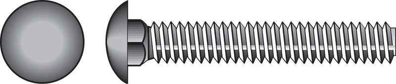 Hillman 1/2 in. X 3 in. L Hot Dipped Galvanized Steel Carriage Bolt 50 pk - Image 4