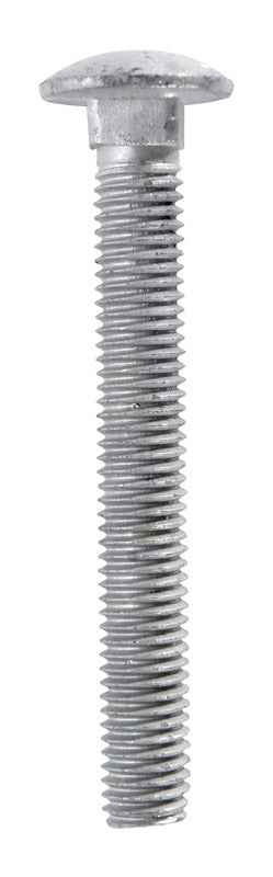 Hillman 1/2 in. X 4 in. L Hot Dipped Galvanized Steel Carriage Bolt 25 pk - Image 3