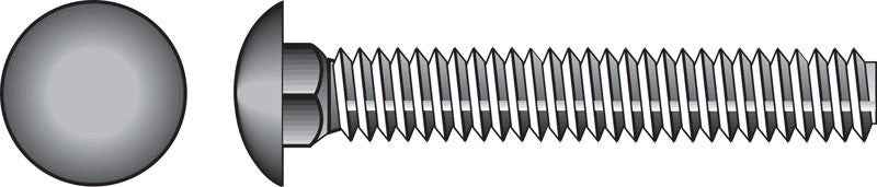 HILLMAN 1/2 in. X 5 in. L Hot Dipped Galvanized Steel Carriage Bolt 25 pk - Image 3