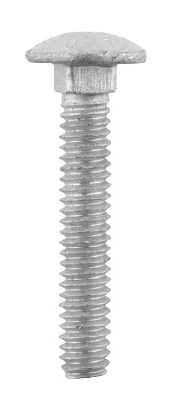 HILLMAN 1/4 in. X 1-1/2 in. L Hot Dipped Galvanized Steel Carriage Bolt 100 pk - Image 2