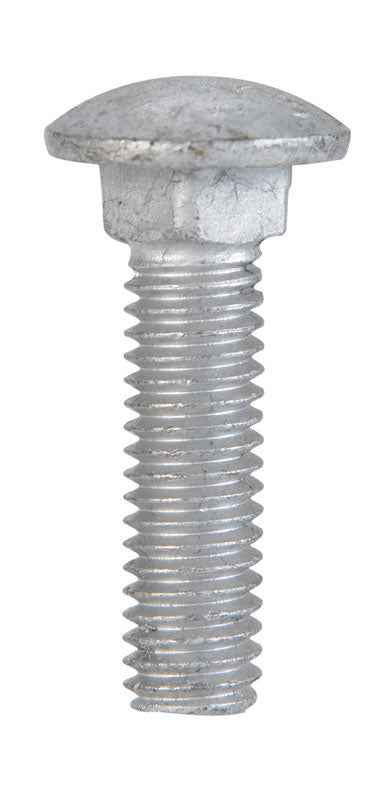 HILLMAN 3/8 in. X 1-1/2 in. L Hot Dipped Galvanized Steel Carriage Bolt 100 pk - Image 2