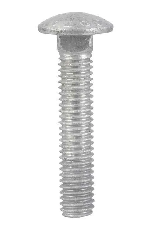 HILLMAN 3/8 in. X 2 in. L Hot Dipped Galvanized Steel Carriage Bolt 100 pk - Image 4