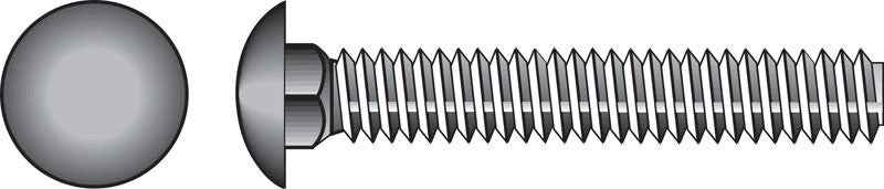 Hillman 3/8 in. X 6 in. L Hot Dipped Galvanized Steel Carriage Bolt 50 pk - Image 5