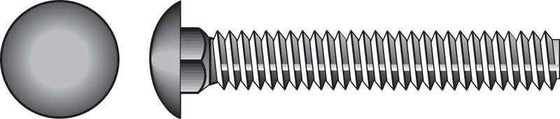 HILLMAN 3/8 in. X 7 in. L Hot Dipped Galvanized Steel Carriage Bolt 50 pk - Image 3
