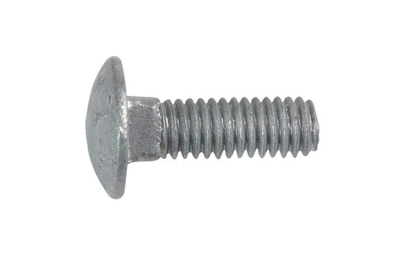 HILLMAN 5/16 in. X 1 in. L Hot Dipped Galvanized Steel Carriage Bolt 100 pk - Image 2