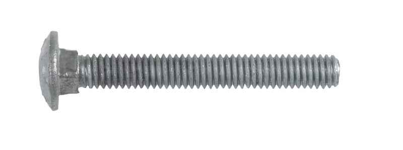 HILLMAN 5/16 in. X 2-1/2 in. L Hot Dipped Galvanized Steel Carriage Bolt 100 pk - Image 2