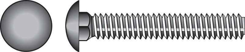 Hillman 5/16 in. X 2 in. L Hot Dipped Galvanized Steel Carriage Bolt 100 pk - Image 5