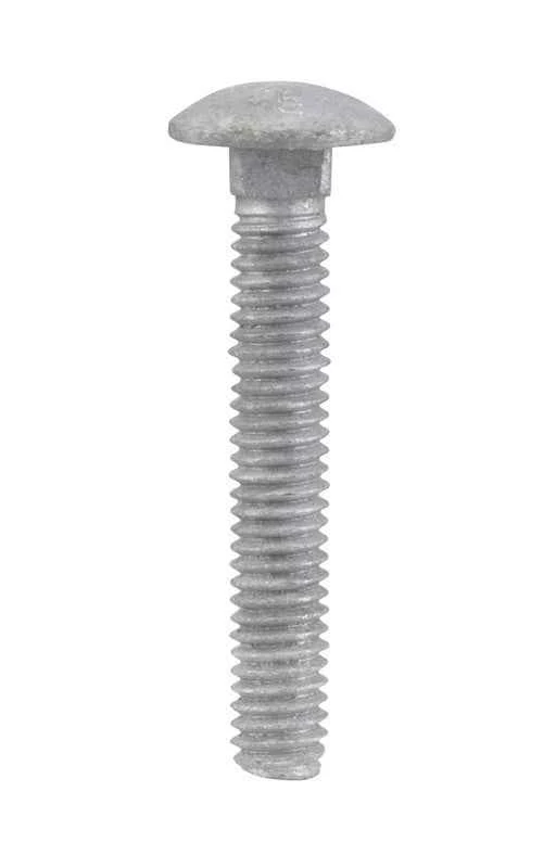 Hillman 5/16 in. X 2 in. L Hot Dipped Galvanized Steel Carriage Bolt 100 pk - Image 6