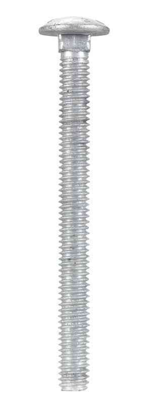 HILLMAN 5/16 in. X 3-1/2 in. L Hot Dipped Galvanized Steel Carriage Bolt 50 pk - Image 2