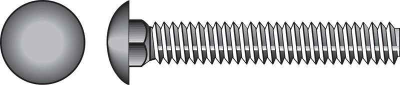 HILLMAN 5/16 in. X 3-1/2 in. L Hot Dipped Galvanized Steel Carriage Bolt 50 pk - Image 3