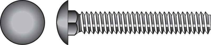 Hillman 5/16 in. X 3 in. L Hot Dipped Galvanized Steel Carriage Bolt 100 pk - Image 5