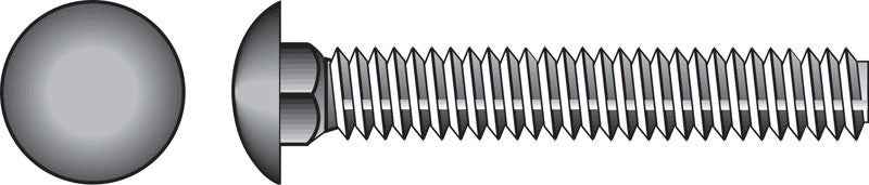 HILLMAN 5/16 in. X 5-1/2 in. L Hot Dipped Galvanized Steel Carriage Bolt 50 pk - Image 3