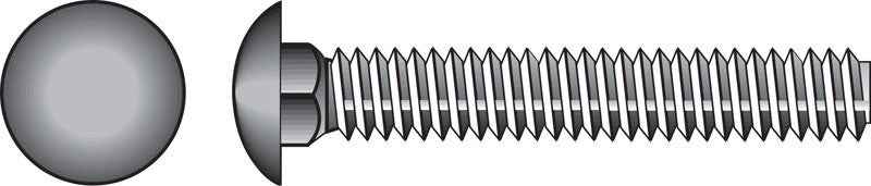 HILLMAN 5/16 in. X 5 in. L Hot Dipped Galvanized Steel Carriage Bolt 50 pk - Image 3