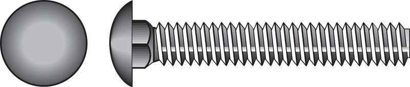 Hillman 5/16 in. X 6 in. L Hot Dipped Galvanized Steel Carriage Bolt 50 pk - Image 5