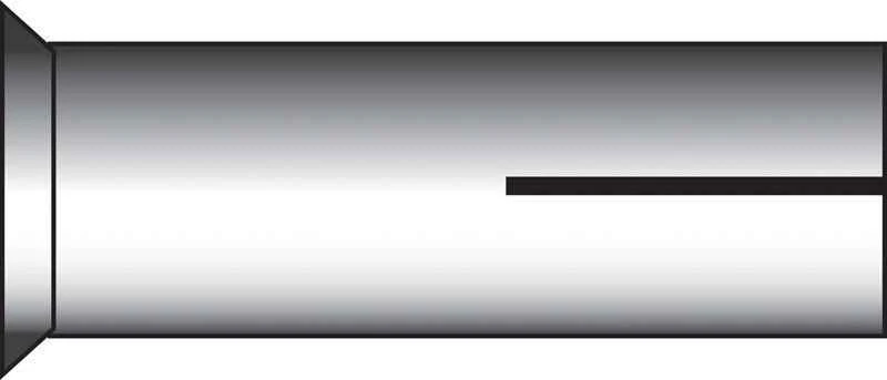 HILLMAN 3/8 in. D X 1.625 in. L Steel Round Head Drop-In Anchors 50 pk