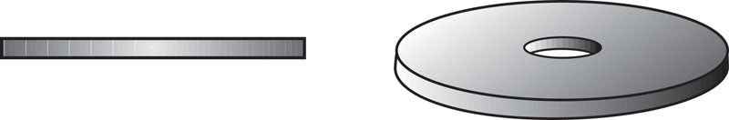 Hillman Zinc-Plated Steel 3/8 in. Fender Washer 100 pk - Image 2