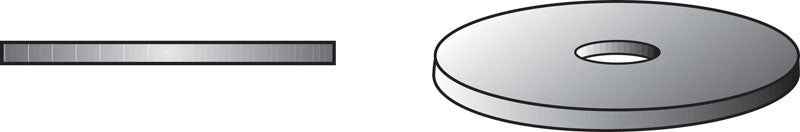 Hillman Zinc-Plated Steel 5/16 in. Fender Washer 100 pk - Image 2