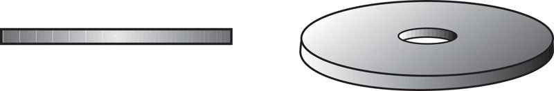 Hillman Zinc-Plated Steel 5/16 in. Fender Washer 100 pk - Image 2