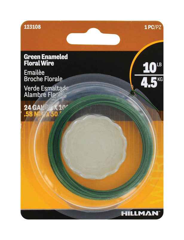 Hillman 100 ft. L Steel 24 Ga. Floral Wire (Pack of 10) - Image 3