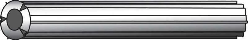 HILLMAN .3125 in. D X 1 in. L Plastic Round Head Ribbed Anchor 100 pk