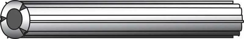 HILLMAN .112 in. D X 1 in. L Plastic Round Head Ribbed Anchor 100 pk