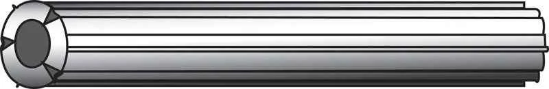 HILLMAN .15 in. D X 1 in. L Plastic Round Head Ribbed Anchor 100 pk