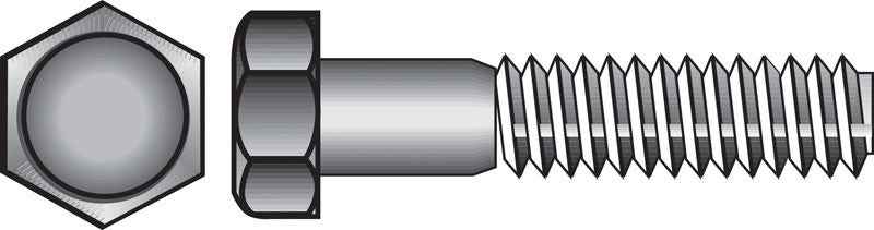 HILLMAN 1/2 in. D X 7 in. L Hot Dipped Galvanized Steel Hex Bolt 25 pk - Image 3