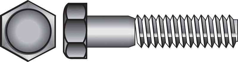 Hillman 1/4 in. D X 1 in. L Hot Dipped Galvanized Steel Hex Bolt 100 pk - Image 5