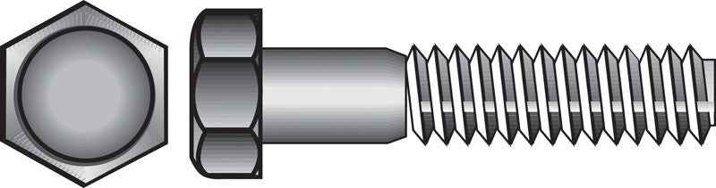 Hillman 1/4 in. D X 2 in. L Hot Dipped Galvanized Steel Hex Bolt 100 pk - Image 5