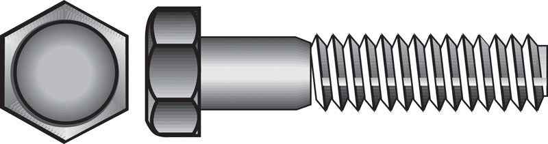 HILLMAN 3/8 in. D X 8 in. L Hot Dipped Galvanized Steel Hex Bolt 50 pk - Image 3