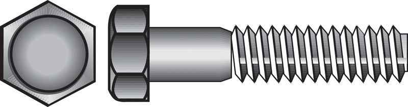 HILLMAN 5/16 in. D X 3 in. L Hot Dipped Galvanized Steel Hex Bolt 100 pk - Image 3