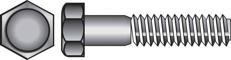 HILLMAN 5/8 in. D X 10 in. L Hot Dipped Galvanized Steel Hex Bolt 25 pk - Image 3