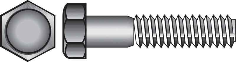 HILLMAN 5/8 in. D X 3 in. L Hot Dipped Galvanized Steel Hex Bolt 25 pk - Image 2