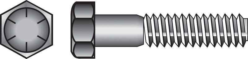 Hillman 1/2 in. D X 2 in. L Heat Treated Steel Hex Head Cap Screw 50 pk - Image 5