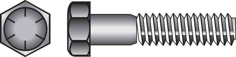 HILLMAN 3/4 in. D X 2 in. L Heat Treated Steel Hex Head Cap Screw 20 pk - Image 3