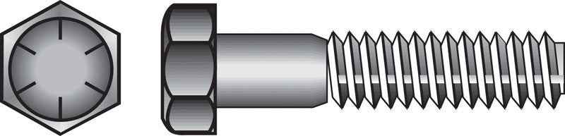 HILLMAN 3/4 in. D X 5 in. L Heat Treated Steel Hex Head Cap Screw 20 pk - Image 3