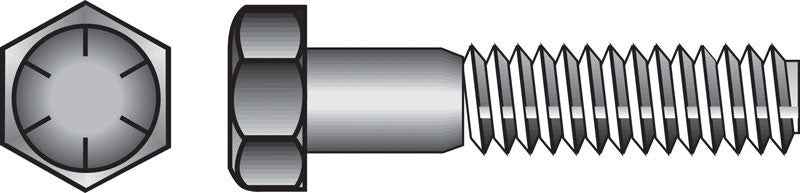 HILLMAN 3/4 in. D X 6 in. L Heat Treated Steel Hex Head Cap Screw 20 pk - Image 3