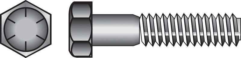 Hillman 5/8 in. D X 2-1/2 in. L Heat Treated Steel Hex Head Cap Screw 25 pk - Image 5