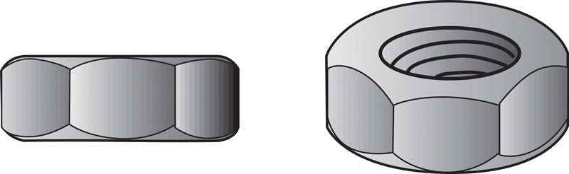 Hillman 5/8 in. - 11 Zinc-Plated Steel USS Hex Nut 341 pk - Image 4
