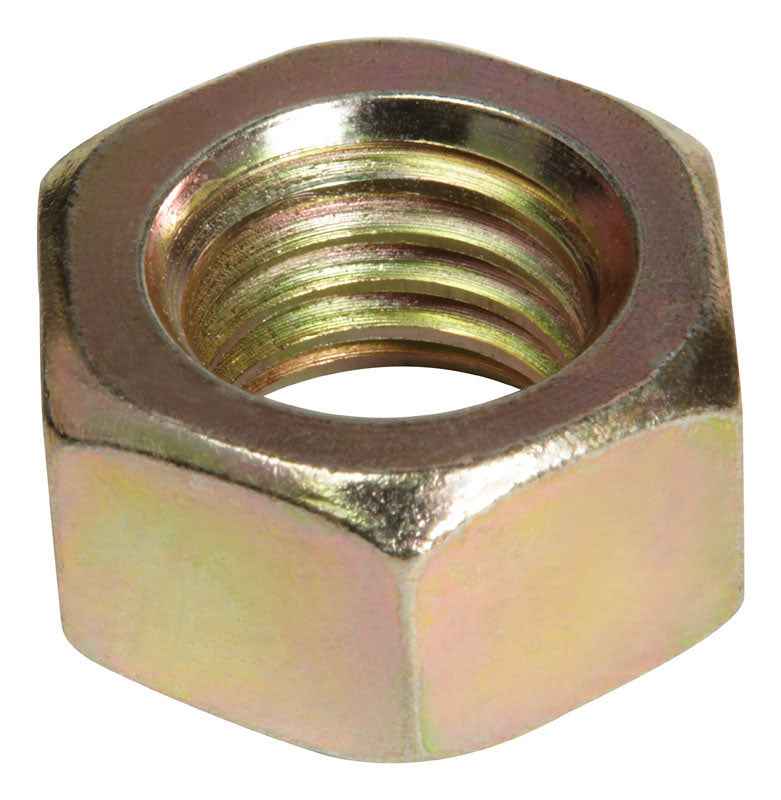 Hillman 9/16 in. Zinc Dichromate Steel USS Hex Nut 50 pk - Image 2