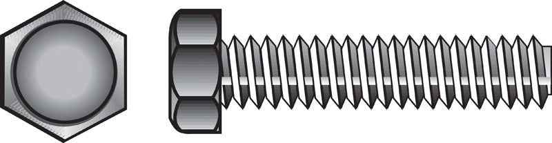 HILLMAN 1/4 in. D X 1-1/2 in. L Zinc Plated Steel Hex Tap Bolt 1 pk